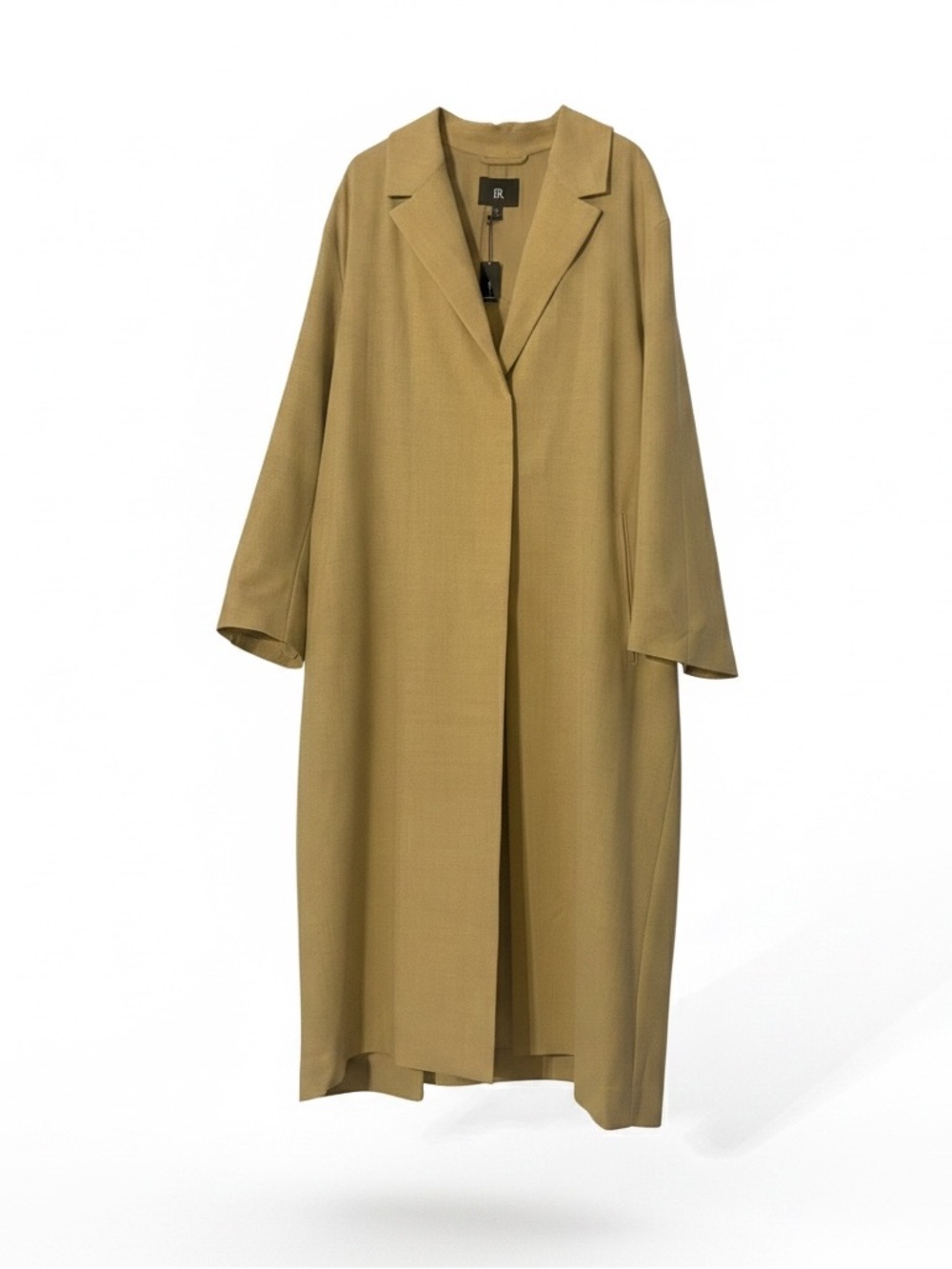 Banana Republic Longline Coat - Mustard